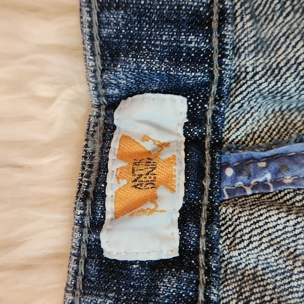 Antik Embroidered Pocket Bootcut Dark Wash Jeans - Picture 6 of 9